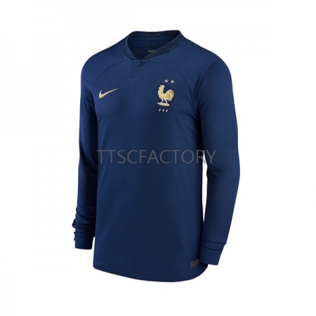 Frankrijk Voetbalshirts Thuis WK 2022 - LS